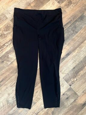 lululemon athletica Fast and Free Black High-Rise Performance Leggings